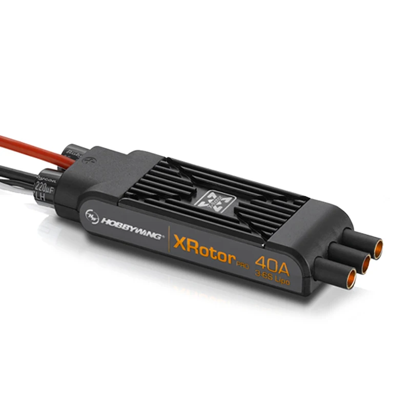 Контроллер скорости бесщеточного двигателя Aerops HOBBYWING XRotor 40A Pro RC для