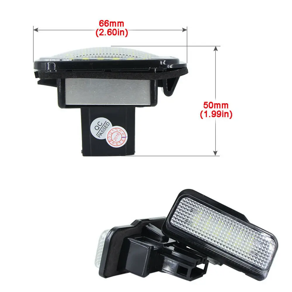 Без ошибок 2 шт. Автомобильный светодиодный номерной знак для Mercedes Benz W211 W203 5D W219 R171