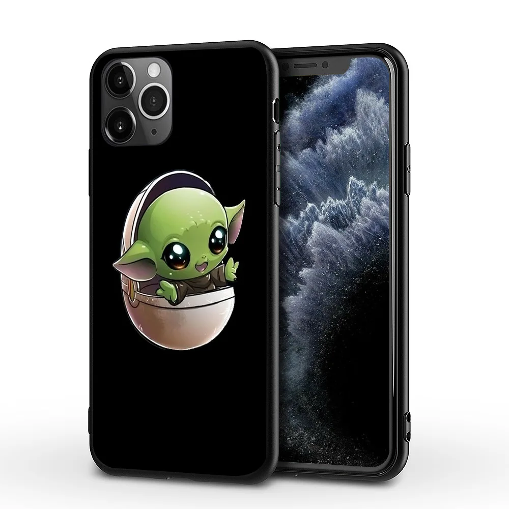 Милый милый чехол для телефона с изображением Йоды iPhone x XR Xs Max 8 7 6 Plus 11 pro max мягкий