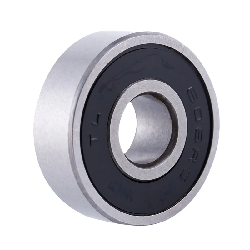ABSF 606-2RS Sealed Bearing 6mm x 17mm Black - Silver Tone | Обустройство дома
