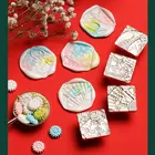 Цветочный 3D тисненый Ретро восковой штамп печать любовь Кошка лапа снежинки банты Themis тюльпан Ангел Хризантема огненный лак печать