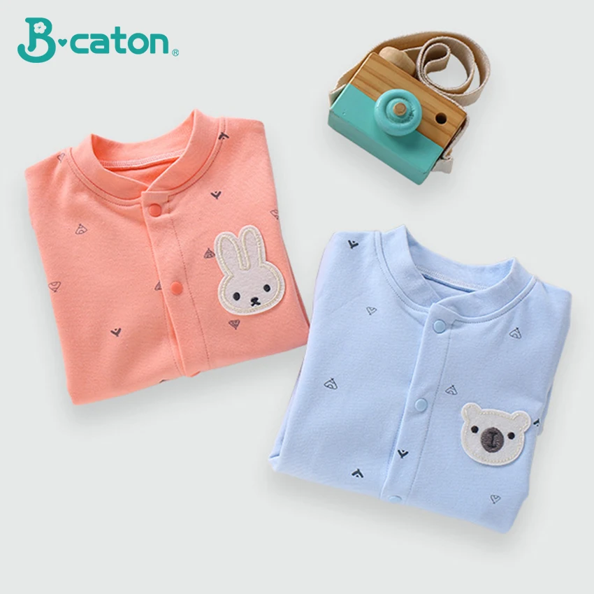 Детская одежда детская цельная 100% хлопок 2019 безопасная и мягкая дышащая удобная