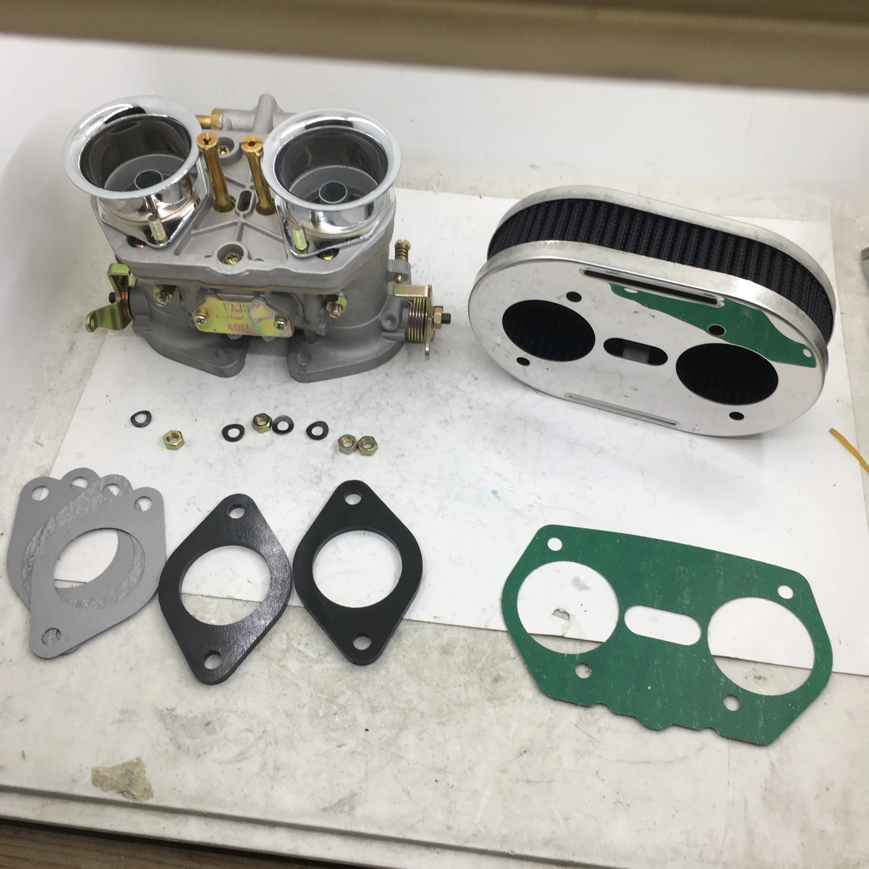 SherryBerg fajs 48mm 48 IDF 48IDF carb carburetor+28mm air horns+45mm tall filter Insulate kit for Weber Solex dellorto EMPI | Автомобили