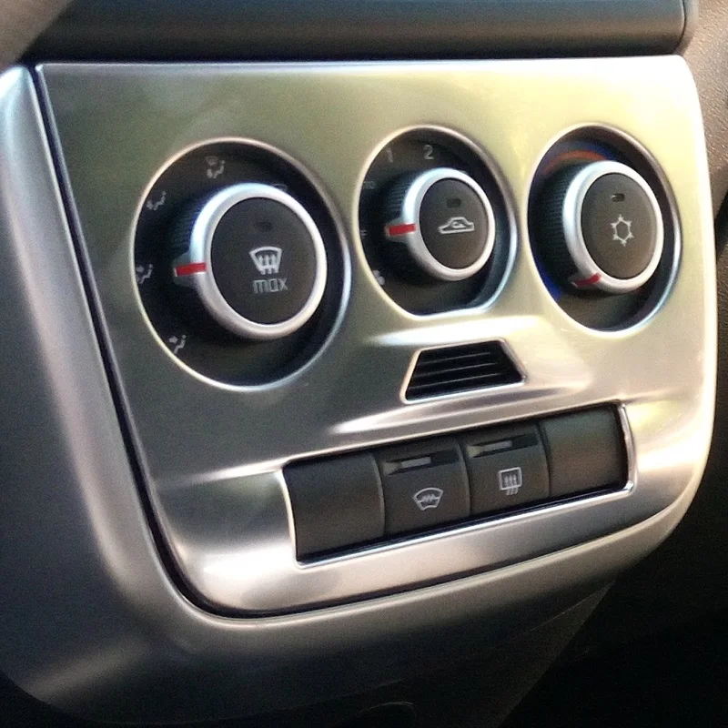 

Stainless Steel Air Conditioner Console Dash Panel Decorative Cover Trim For Lada Granta FL Kalina-2 chrome Accessories