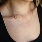 Todorova ожерелье, кулон для женщин, ювелирные изделия из нержавеющей стали, золотые цепочки, A-Z буквы, английские ожерелья с одним именем