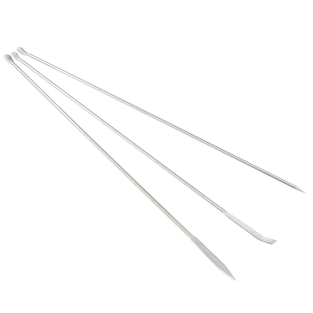 Набор из 3 микроложки нержавеющей стали/ложки лабораторные шпатели