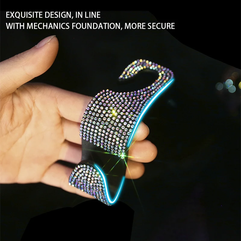 Автомобильная блестящая вешалка для подголовника универсальные крепежные