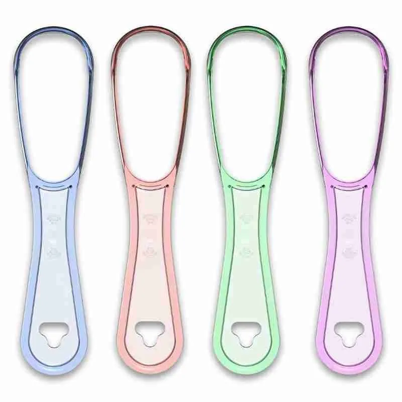 

New Tongue Cleaner Scraper Brush Reusable Adult Cleaning Tongue Scraper Fresh Breath High Quality Hygiene Care Clean Tools