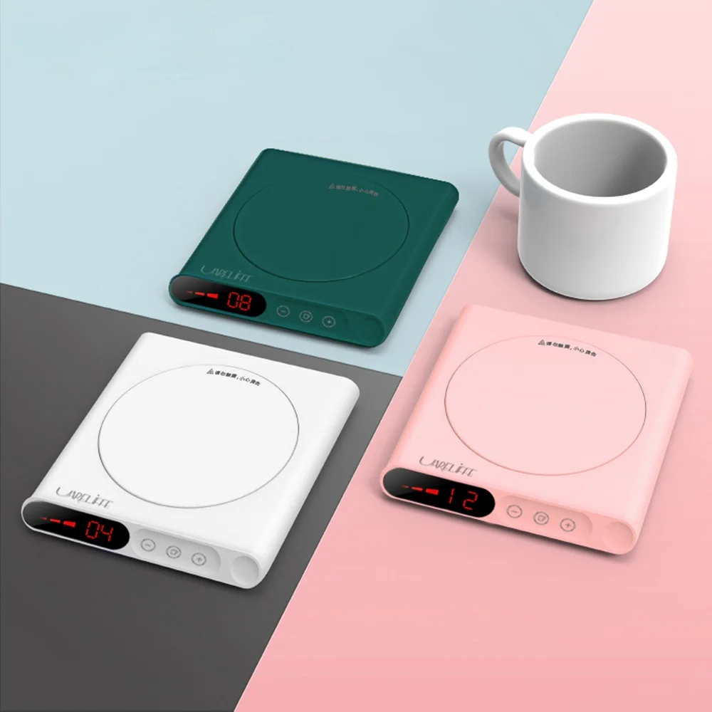 

Uareliffe Mini Heating Coasters Heating USB Electric Tray Coffee Tea Drink Warmer 3Levels Adjustment Constant Smart Home Product