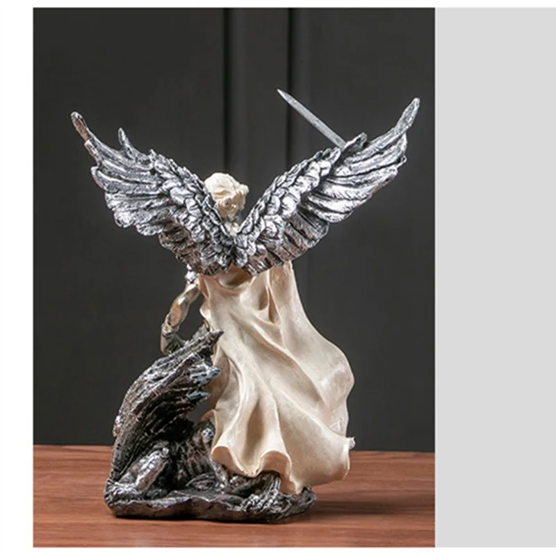 Древний греческий миф скульптура персонажа смерти статуя смолы Art&Craft рабочего стола Ретро Poseidon статуэтки Zeus украшения дома R2755