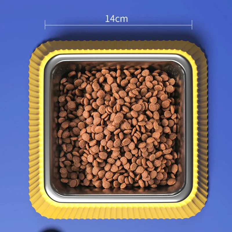 

Pet Dog Cat Stainless Steel Bowl Antiskid Food Bowl Water Dog Bowl Suitable For Small Medium-Sized And Large Dogs Cats Supply