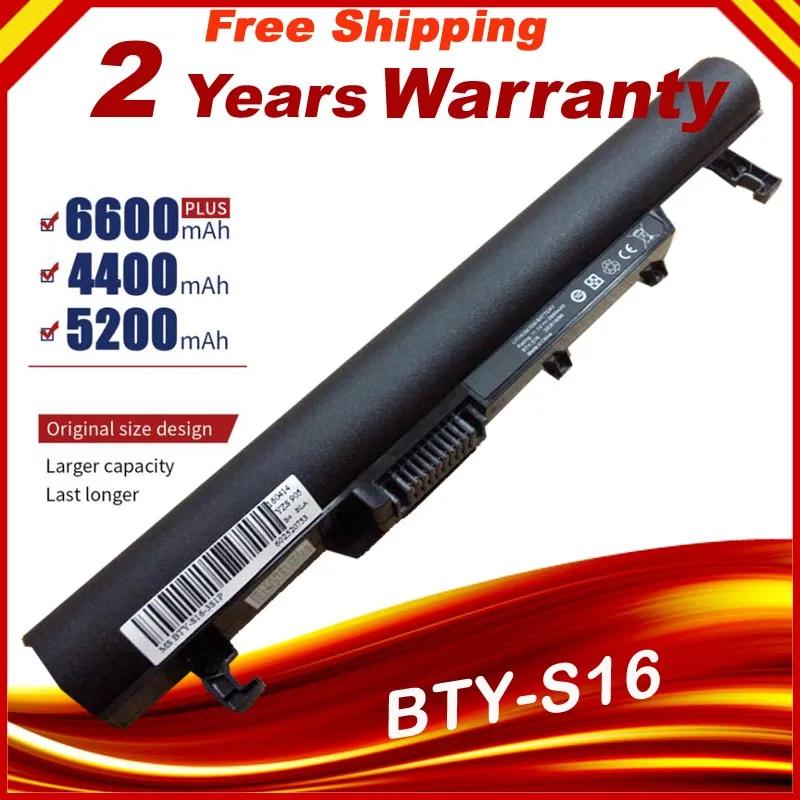 Аккумулятор для ноутбука MSI Wind U160DXH U160MX U160 U160DX Новая батарея 2600 мА/ч с