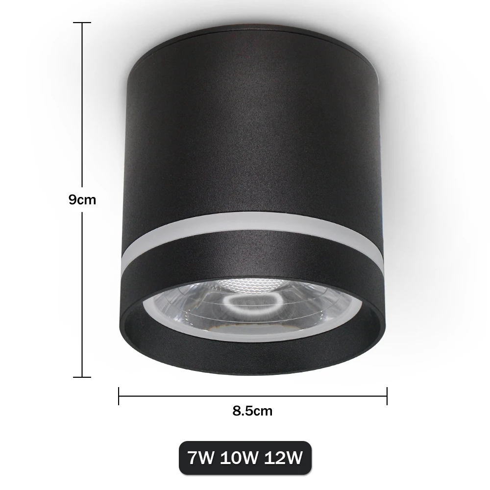 [DBF]Macaroon Aluminum LED Ceiling Light Dimmable 7W 10W 12W Surface Mounted Spot for Bar Kitchen AC85-265V | Освещение