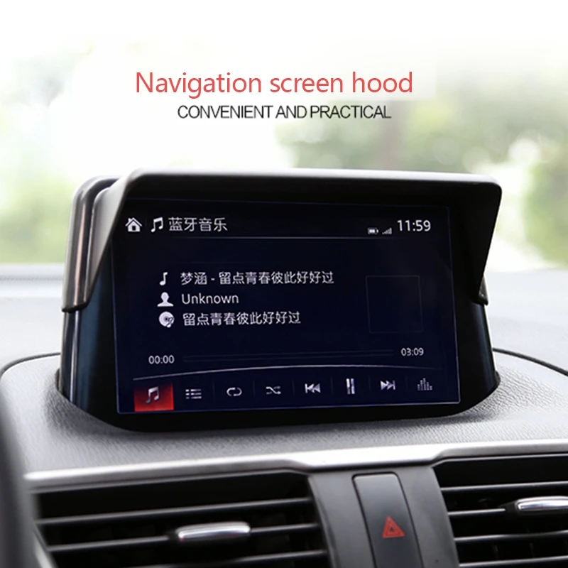 Защита от солнца для проигрывателя GPS навигатора Mazda 3 2020 2019|Аксессуары GPS| |