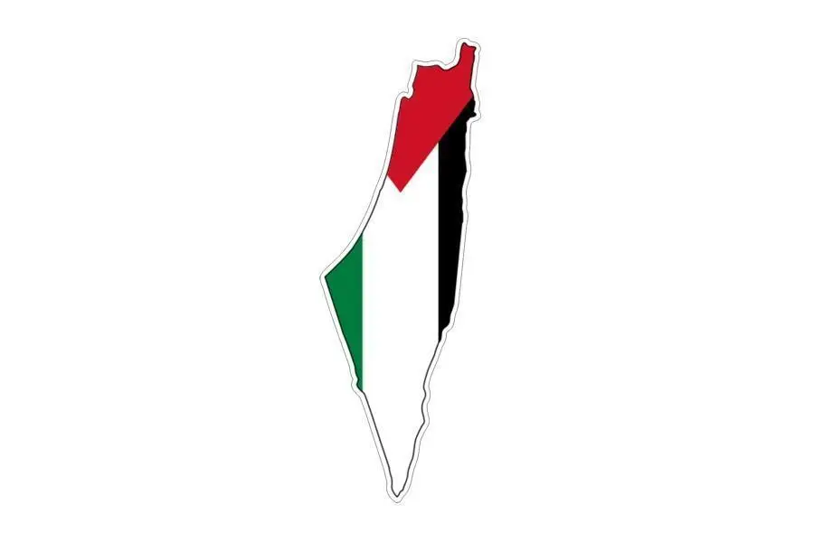 

Sticker Car Moto Map Flag Vinyl Outside Wall Decal Macbbook Palestine Gazza Die Cutting