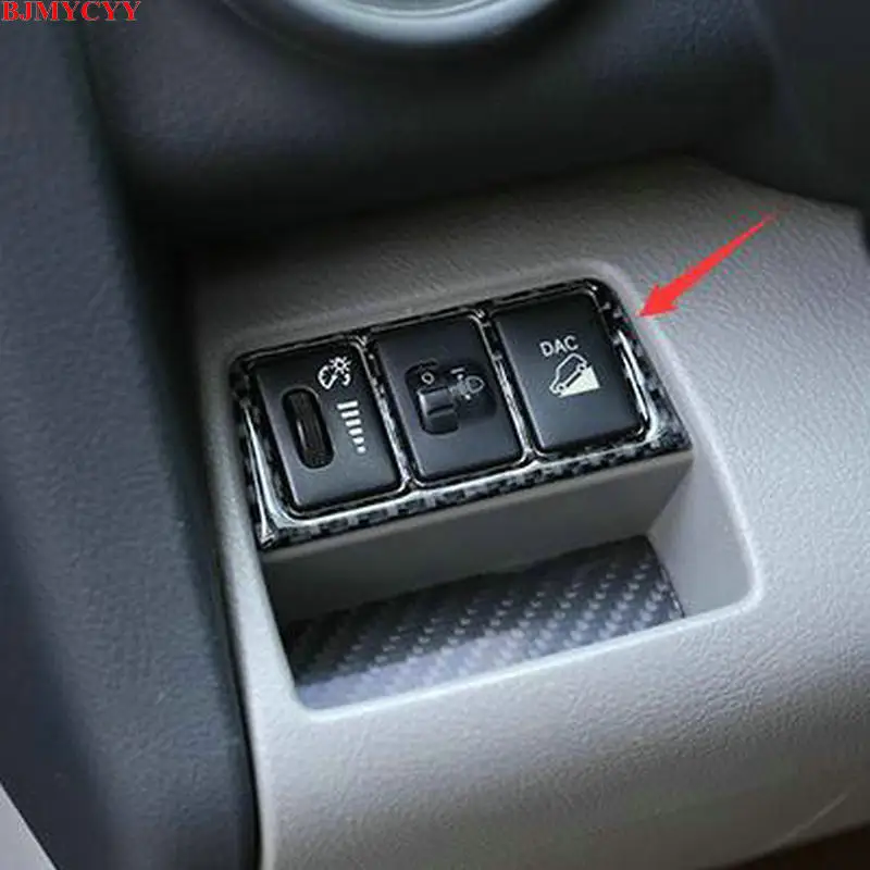 BJMYCYY для Toyota Rav4 2006-2012 автомобильная фара кнопка переключателя декоративная рамка