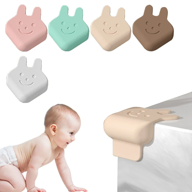 

Soft Silicone Baby Safe Corner Protector Cute Cartoon Table Furniture Corner Edge Protection Cover Anti Collision Angle Safe