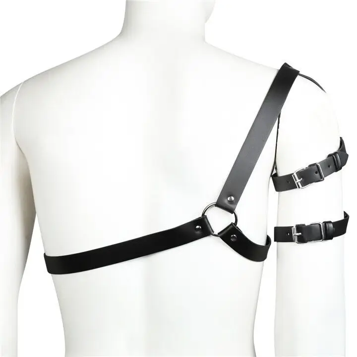 Мужской БДСМ бондаж ремни для нижнего белья костюмы косплей заклепки