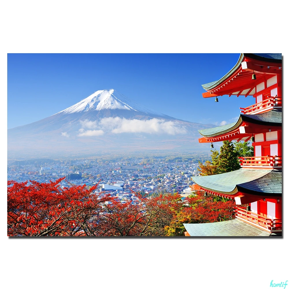 Алмазная вышивка картина крепление Fuji пейзаж художественные картины полный