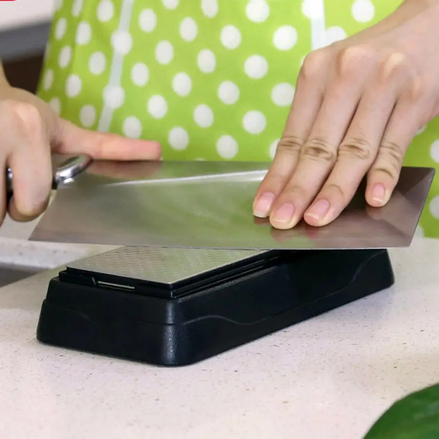 

Diamond Knife Sharpening Stone 1000 400 Grit Kitchen Knife Sharpening Plate Whetstone Grind Stone Grinder Tool Honing Set