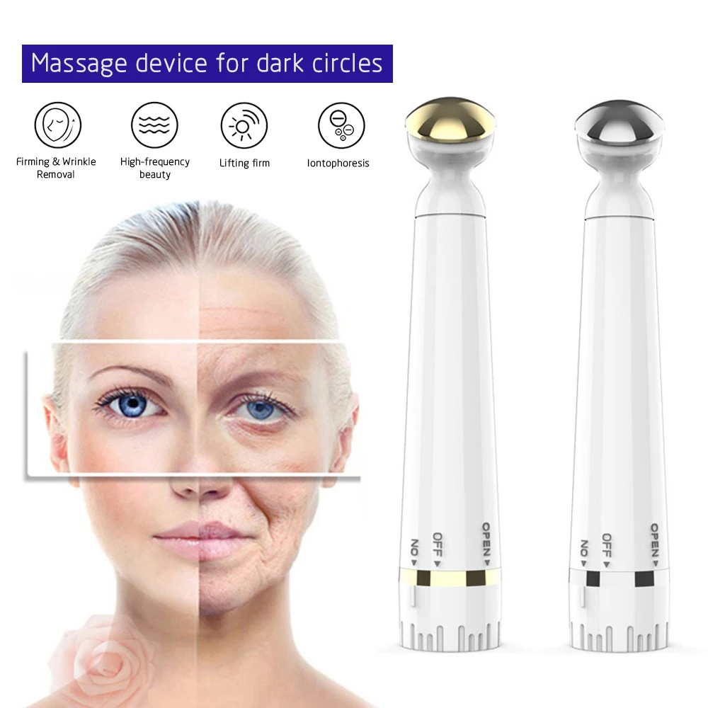 

Mini Electric Vibration Eye Massager Anti-Ageing Wrinkle Dark Circle Pen Removal Rejuvenation Beauty Care Portable Pen