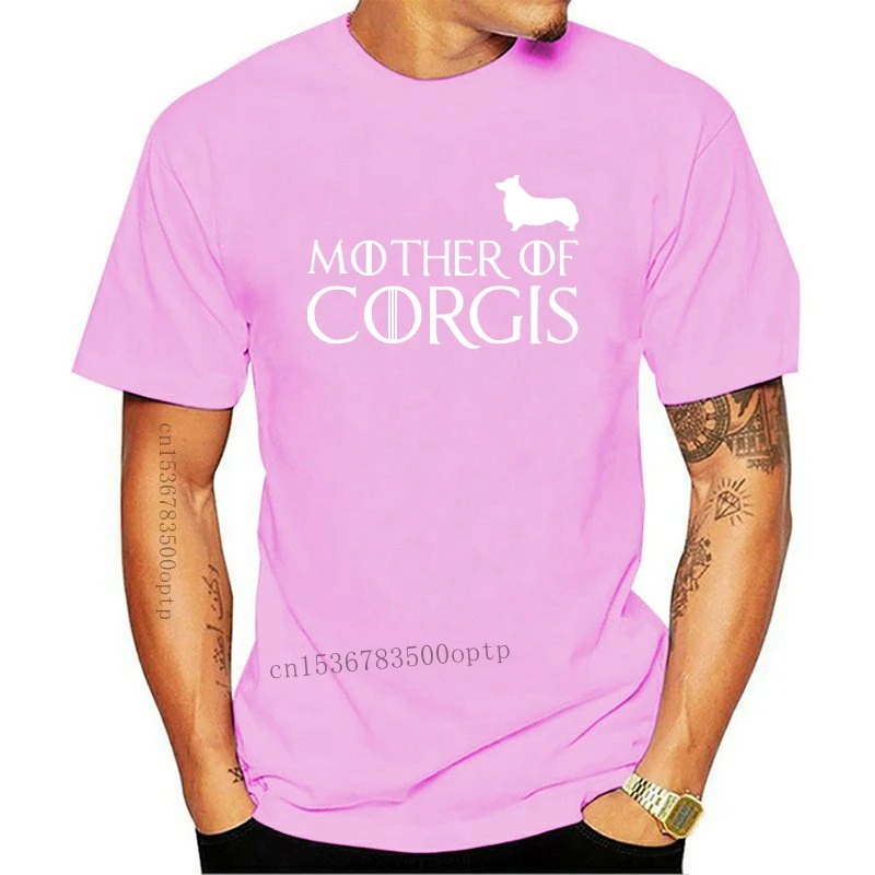

New Men tshirt Mother of Corgis and Corgi Logo T Shirt women T-Shirt tees top