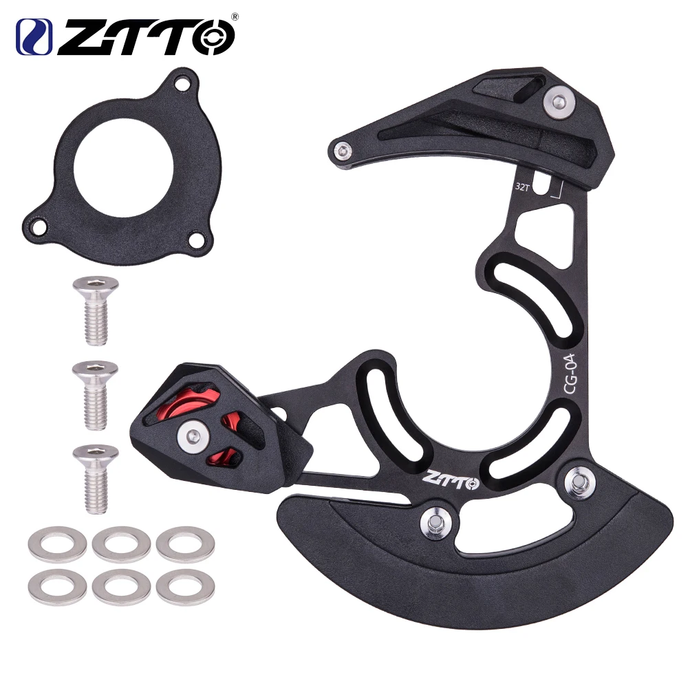 ZTTO Enduro DH Guide Chain FR XC Bashguard 32T-38T Single Speed Device Catcher Keeper Spec ISCG05 BB Mount Protector | Спорт и