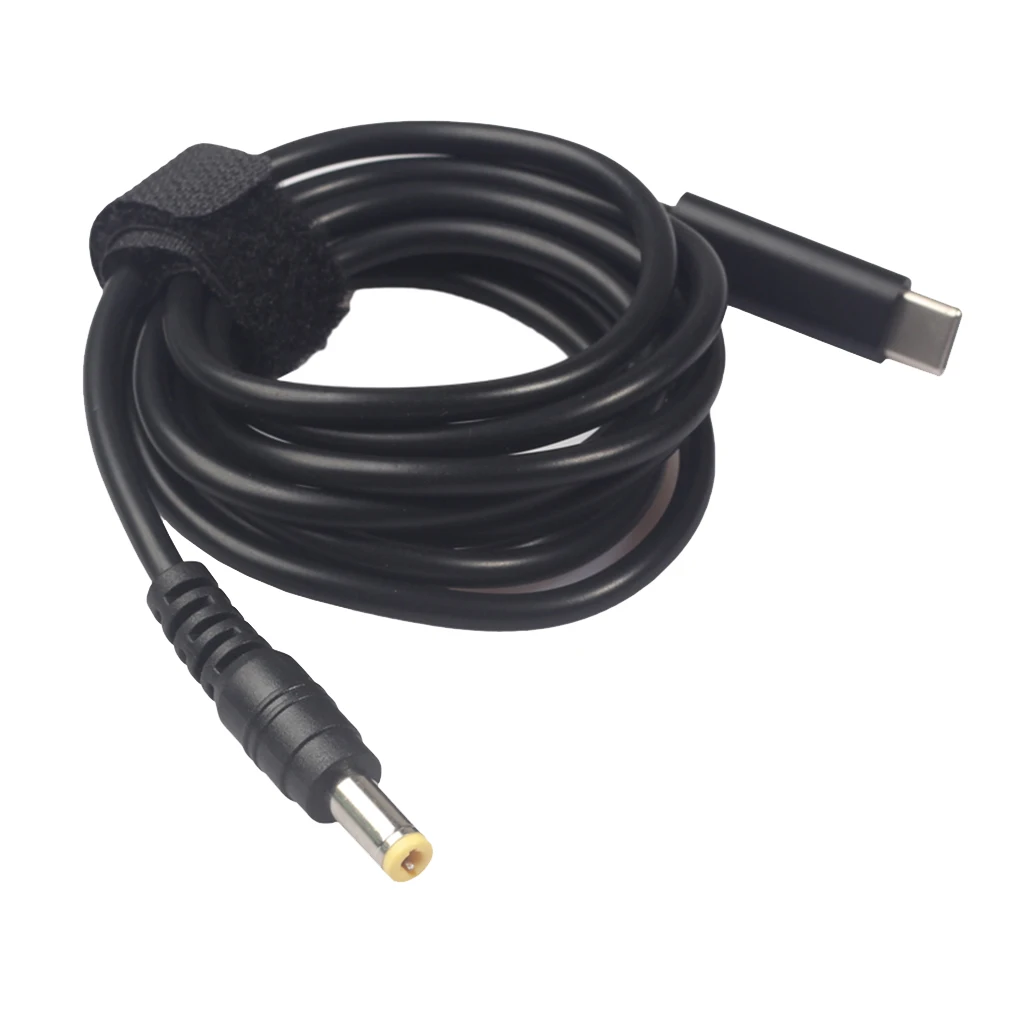 

USB C To 5525 5.5mmx2.5mm Plug PD Charging Cable Laptop Power Adapter Cord