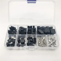 200pcs 2 5mm 2 3 4 5 pin male female plug housing pin header crimp terminals connector kit perfectly compatible with jst sm2 54