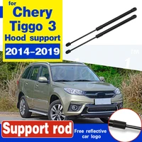 damper car styling front bonnet hood modify gas struts lift support shock absorber hydraulic rod for chery tiggo 3 2014 2019