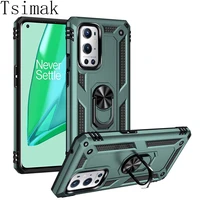 Shockproof Case For OnePlus Pro One plus 1 9 Pro Armor Ring Holder Back Coque for OnePlus Nord N200 Phone Cover
