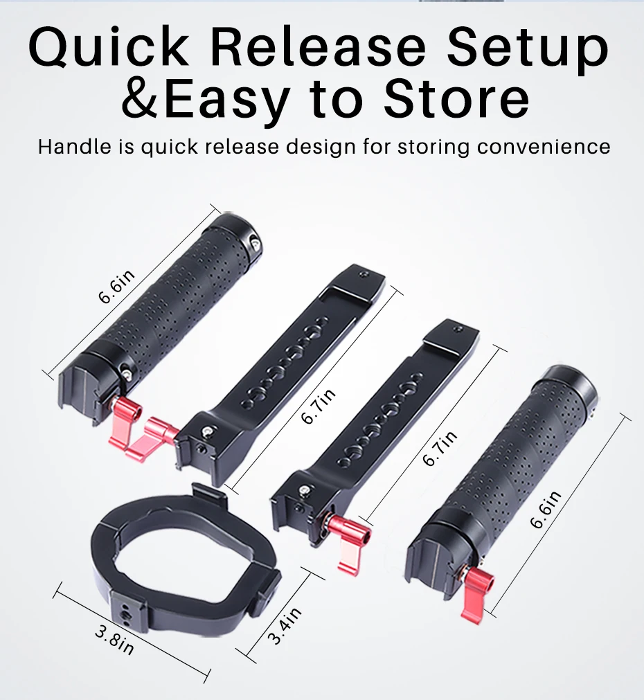 UURig DH13 2 в 1 Верхняя ручка двойная ручка для Dji Ronin S SC Регулируемый Удобный слинг