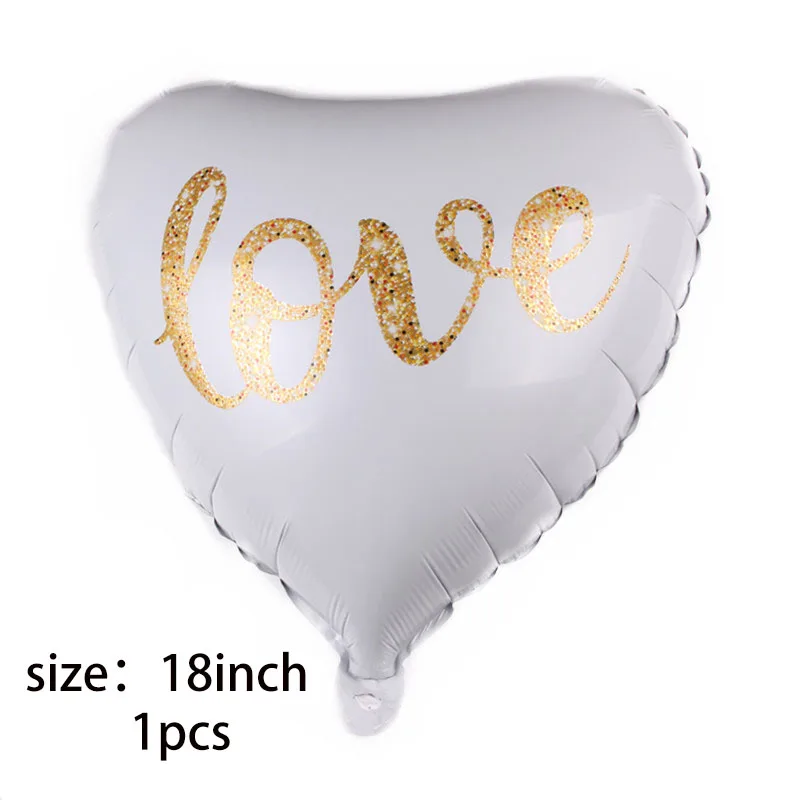 1pcs 18inch love 1 комплект 16 дюймов розовое золото буквы "Bride to be" воздушных шаров в форме сердца воздушные шары из фольги курица декорации на свадьбу, вечеринку принадлежности для вечеринки-девичника - Цвет: 1pcs 18inch love