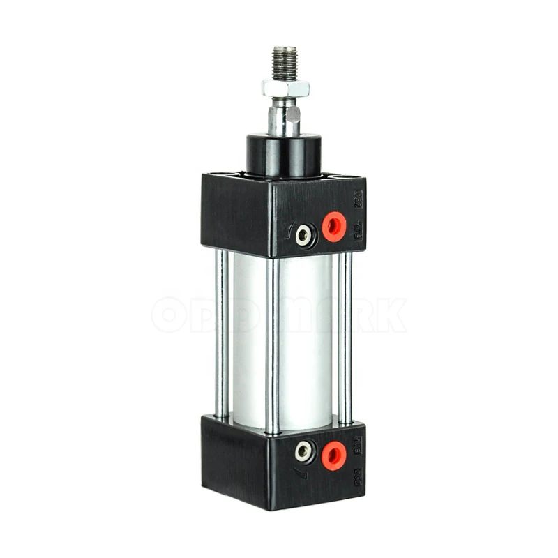 Телескопический пневматический цилиндр двойного действия SC32X500 давление 32 мм