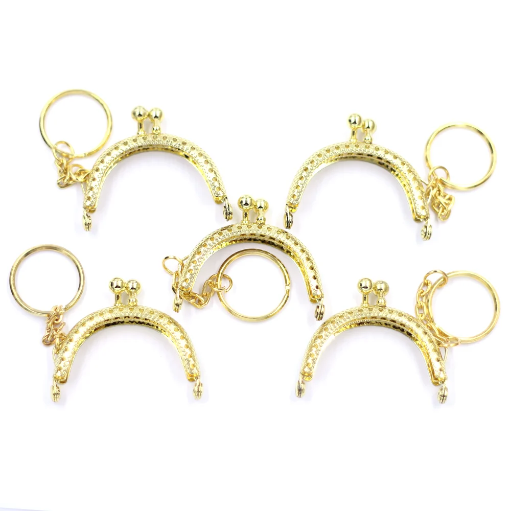 12 Styles Metal Coin Purse Bag Frame With Keychain Key Ring Kiss Clasp Lock DIY Craft Wallet Hardware Accessaries | Багаж и сумки