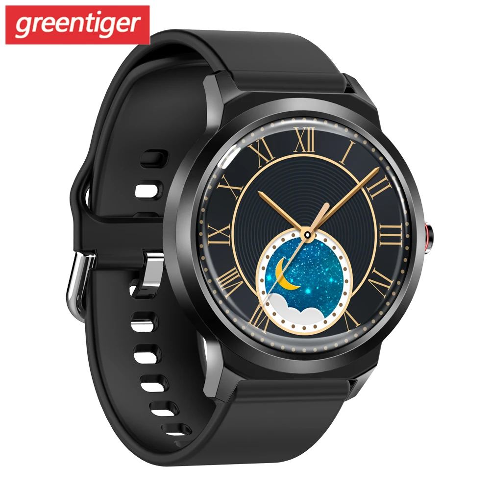 Смарт часы Greentiger H6 pro для мужчин пульсометр кровяное давление IP67