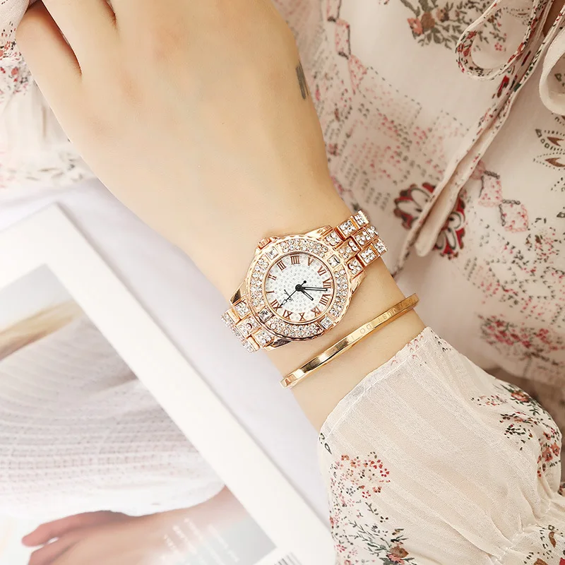 Montre femme, новинка, женские часы, стразы, женский браслет, наручные часы, женские модные часы, женские аналоговые кварцевые часы из сплава, BM207