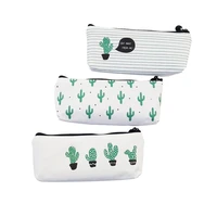 1pcslot cactus pencil cases canvas lovely stationer cute pencil bag box office and school supply
