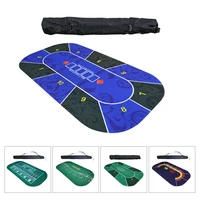1 2m texas holdem poker suede rubber table cloth table top digital printing casino board game poker desk pad