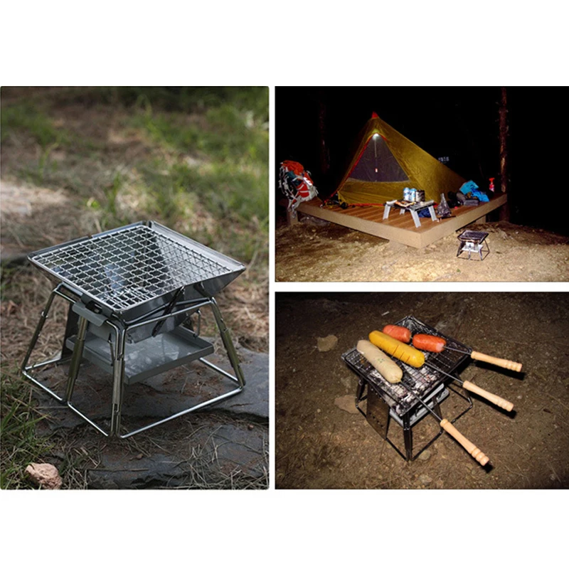 Складной гриль для барбекю складной инструмент пикника|Уличные плиты| |