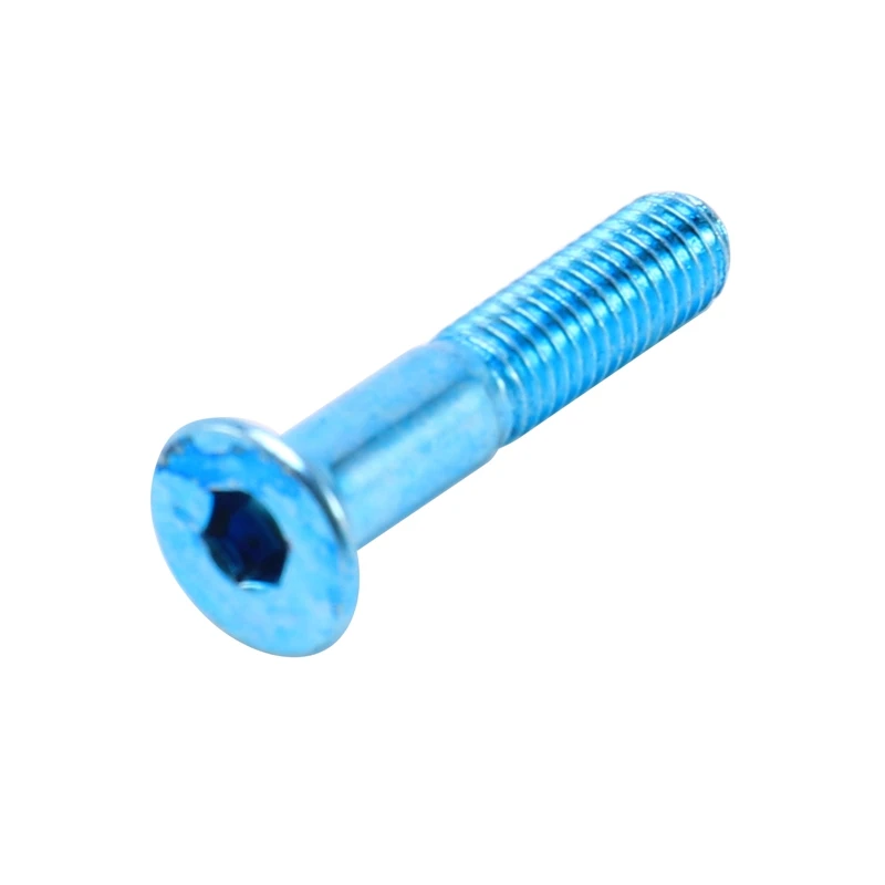

Hot-Set of 24Pcs Flat Head Replacement Skateboard Truck Hardware Longboard Mounting Screws Bolts 2.54 cm / 1inch