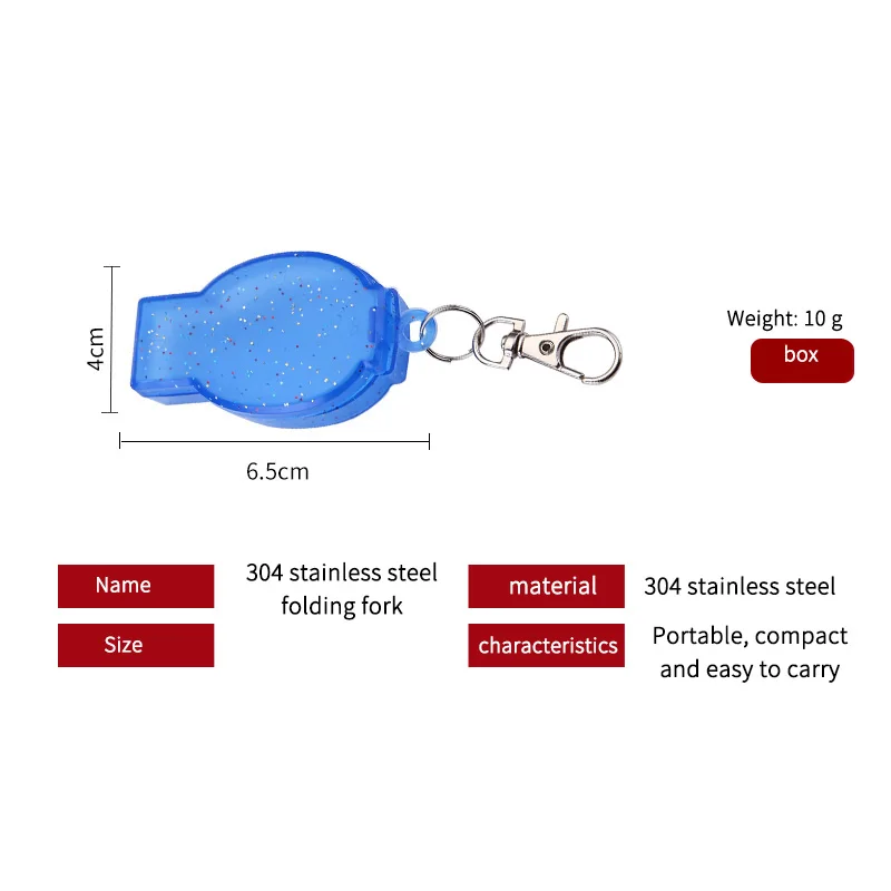 Складная карманная ложка посуда для кемпинга портативная сверхмаленькая из