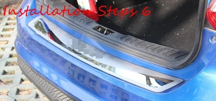 For Nissan X-TRAIL 2007 -2014 Protective Pad On The Rear Trunk Trim Lid Threshold Internal Door Sill Car Styling | Автомобили и