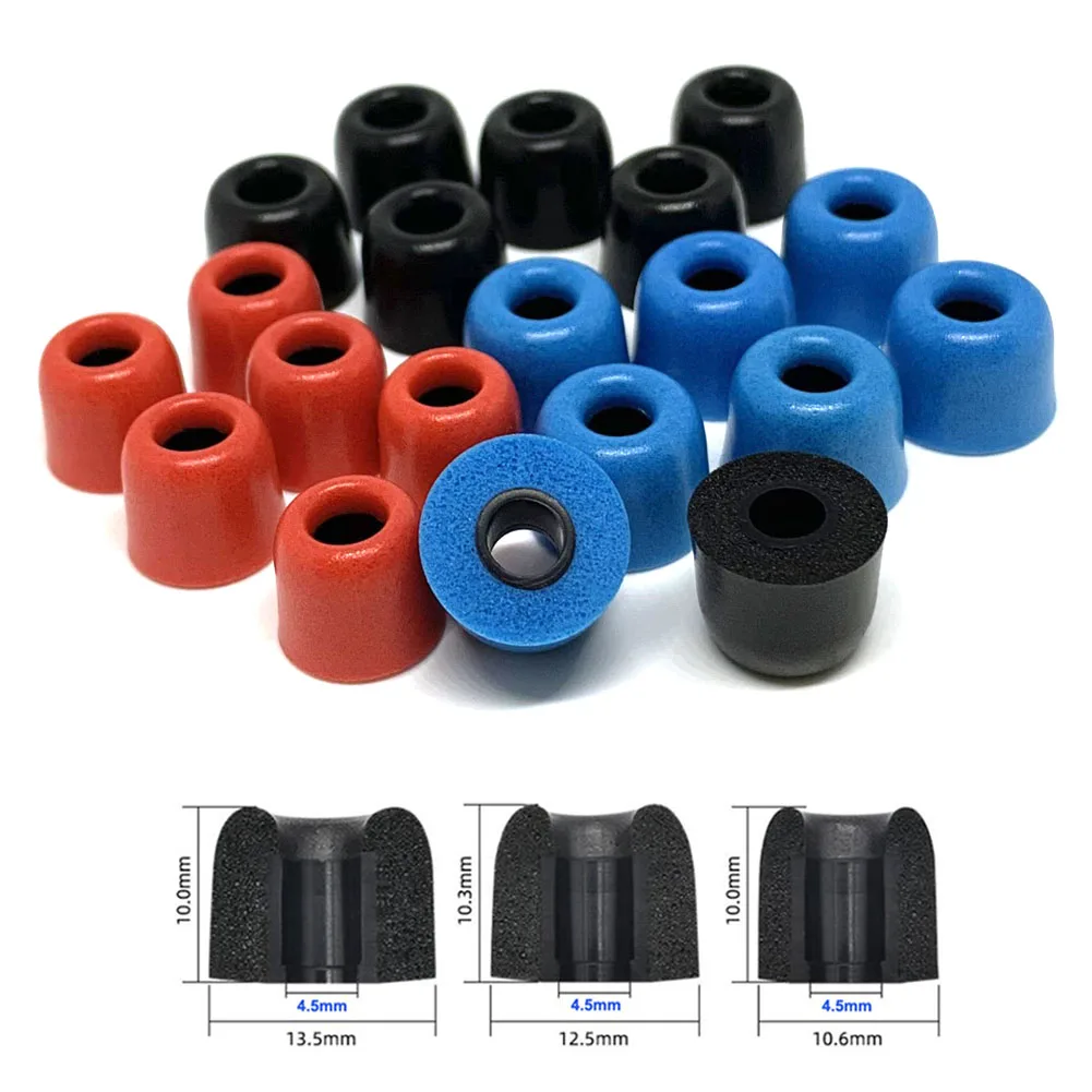 Амбушюры ANJIRUI N-T200 с эффектом памяти насадки из пены памятью (S M L) 4 5 мм накладки для