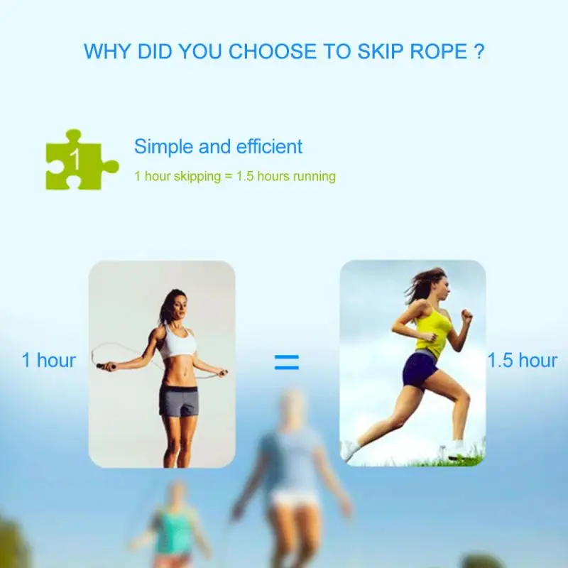 СКАЧОК счетчик веревки прыжки через скакалку для фитнеса спортивные упражнения