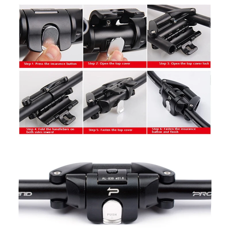 PROMEND Foldable Bike Handlebar for Speedual Plus 10X 11X Dualtron Electric Scooter Parts | Bicycle Repair Tools