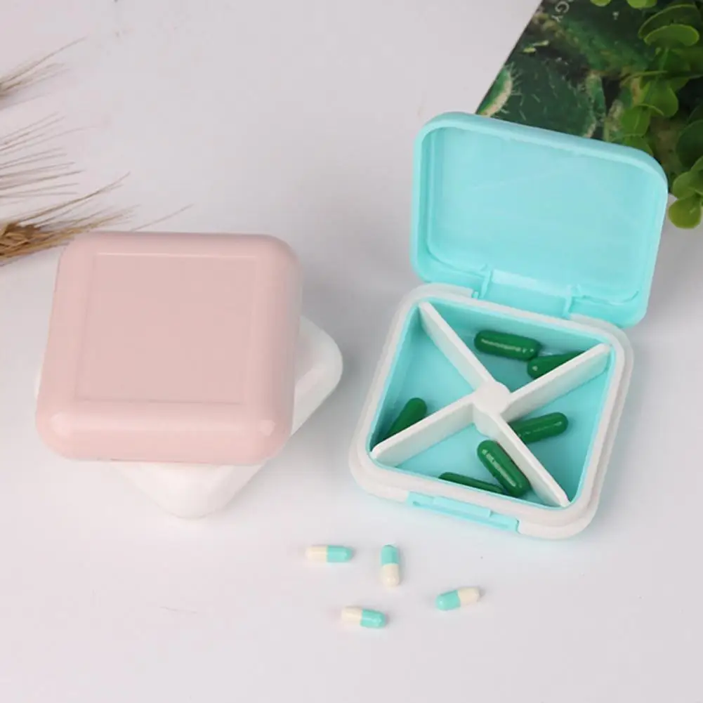 

Pill Box Grids Design Waterproof PP Vitamins Tablet Organizer Case Medicine Box Pill Case Dispenser Drug Holder for Outdoor