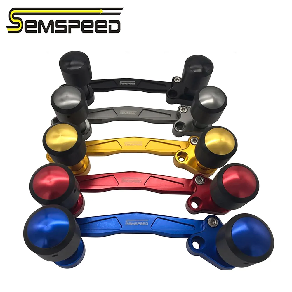 SEMSPEED модифицированный мотоцикл заднее колесо слайдер Крушение глушитель