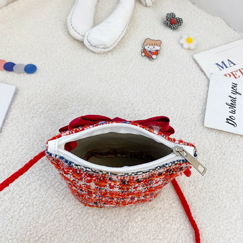 

Korean Kids Cute Bow Shoulder Bag Fashion Girl Crossbody Bag New Arrival