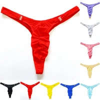 mens fashion sexy underwear panties underpants male elastic t back breathable comfy thong with buckle detachable panties briefs